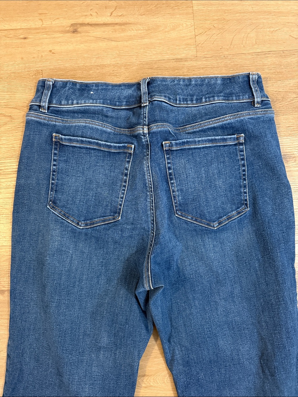 Lane Bryant Wide Leg Bootcut Medium Wash Denim Jeans Plus Size 20 - Picture 6 of 6